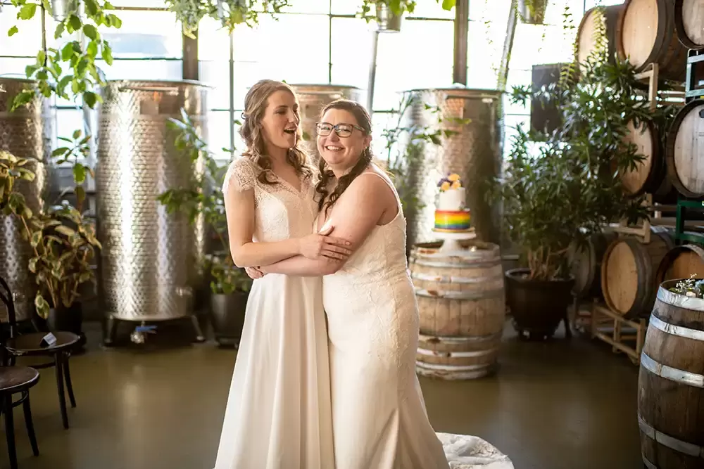 Love is Love - See the work of LGBTQ Wedding Photographer Robert Knapp at Cooper Hall