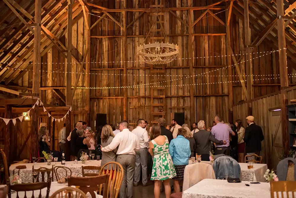 Tin Roof Weddings Barn Weddings Venues Near Me from Photographer Robert Knapp Inside the barn pair to go outside for the great departure