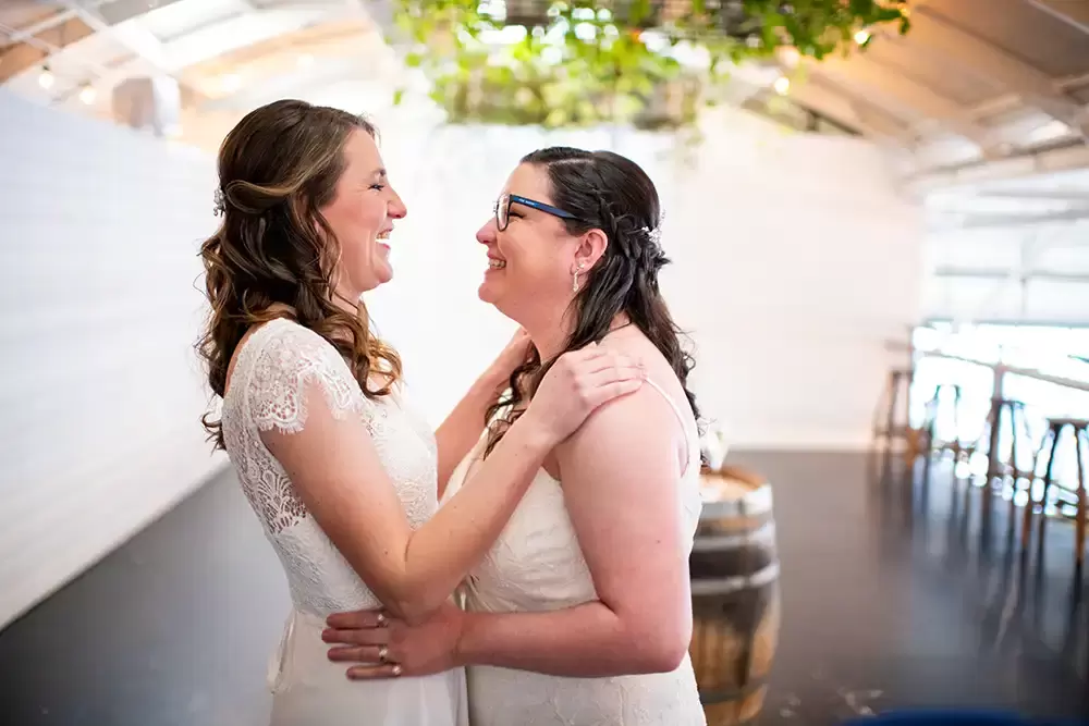 Love is Love - See the work of LGBTQ Wedding Photographer Robert Knapp at Cooper Hall