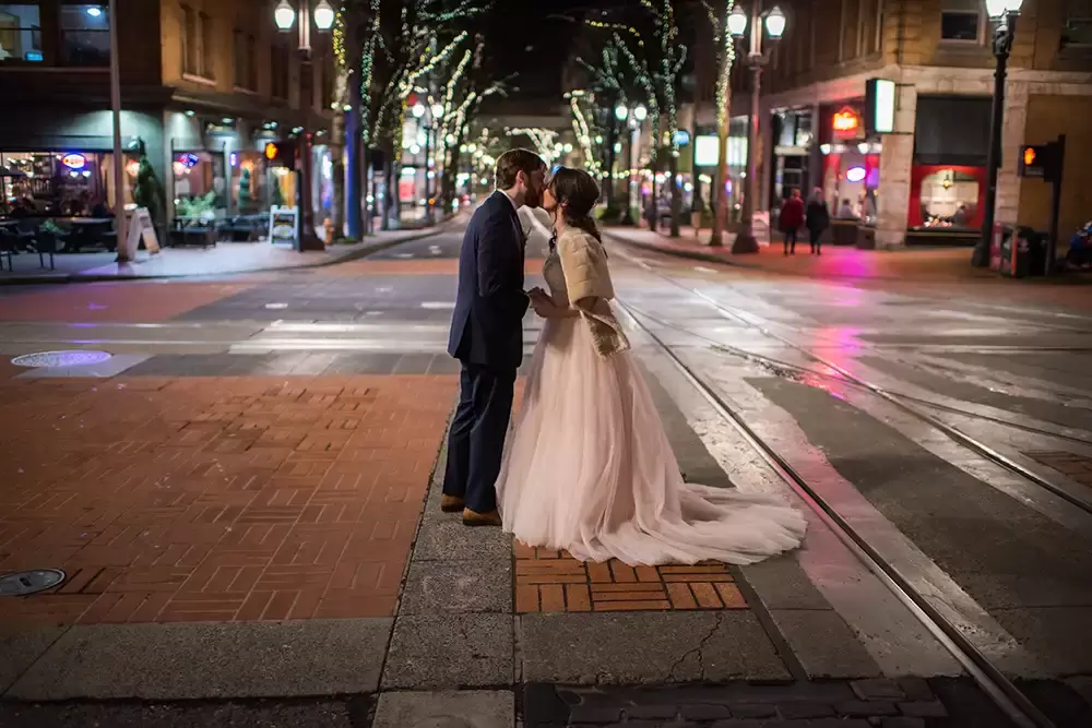 ​Modern Art Photograph 
Wedding Photographers in Portland
on location at the 
Portland Sentinel Hotel