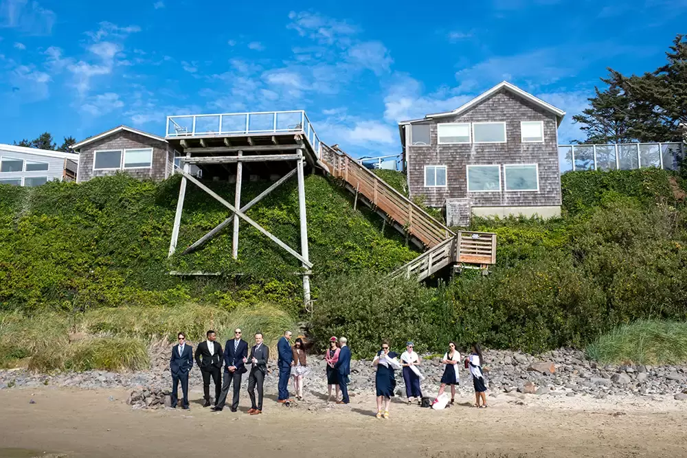 Oregon Coast Beach Wedding Photography from Modern Art Photograph