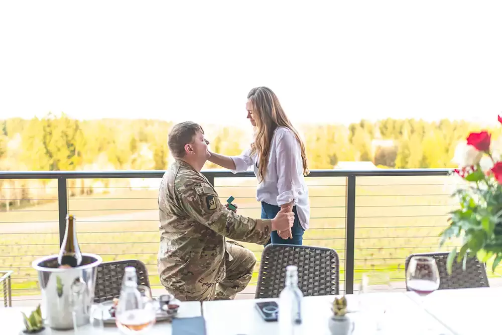 Places to propose in Oregon - Hawks View Winery 